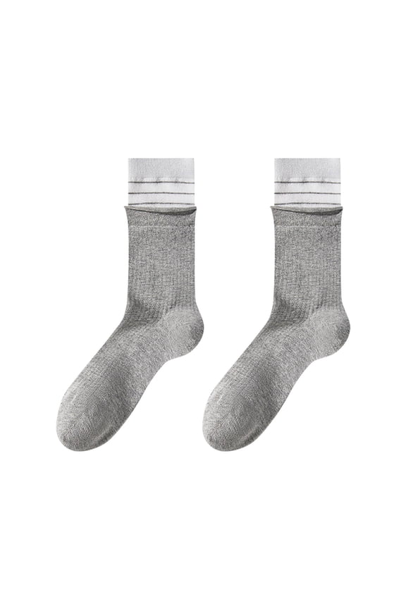 Quarter Socks for Women Ladies Short Thin Breathable Soft Comfortable Summer Sock for Gifts Gray