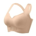 thumbnail image 1 of successthop Seamless Bras for Women Wireless Plus Size Comfortable Push Up Everyday Racerback Soft Sport Bralette, 1 of 7