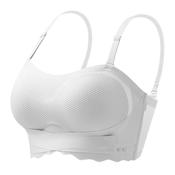 successthop Seamless Bras for Women Wireless Plus Size Soft Push Up Everyday Removable Straps Comfortable Sport Bralette