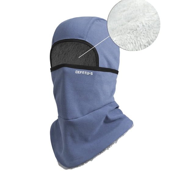 successthop Ski Mask Balaclava Women 3 in 1 Fleece Lined Neck Warmer Earflaps Windbreaker Face Mask Sport Neck Warmer