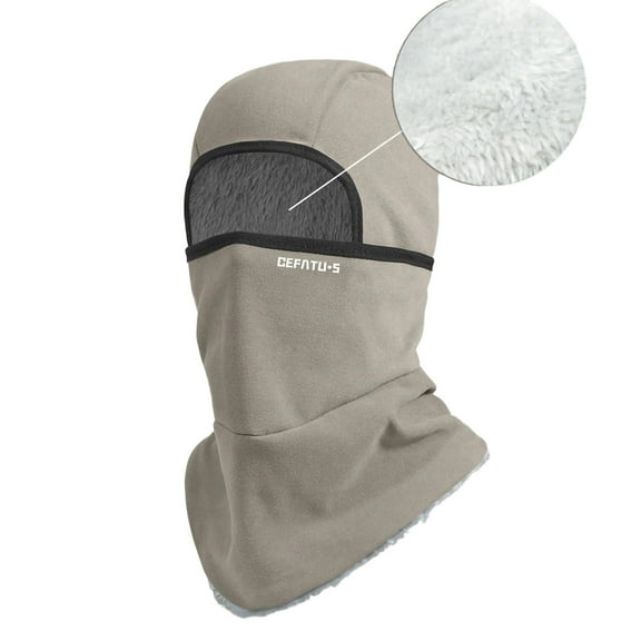 successthop Ski Mask Balaclava Women 3 in 1 Fleece Lined Neck Warmer Earflaps Windbreaker Face Mask Sport Neck Warmer