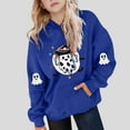 thumbnail image 1 of successthop Spooky Season Hoodies Cute Graphic Ghost Toddler Girls Boys Long Sleeve Winter Fall Pullover Sizes 5-15, 1 of 3