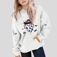 thumbnail image 1 of successthop Spooky Season Hoodies Cute Graphic Ghost Toddler Girls Boys Long Sleeve Winter Fall Pullover Sizes 5-15, 1 of 3
