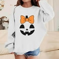 thumbnail image 1 of successthop Spooky Season Sweatshirt Pumpkin Face Infant Toddler Girls Boys Fleece Long Sleeve Pullover Sizes 1-13, 1 of 2