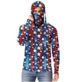 thumbnail image 1 of successthop Sun Protection Clothing for Adults Fourth of July Unisex with Face Cover Hooded Long Sleeve American Themed Jacket for Outdoor Driving Traveling Hiking Fishing S, 1 of 8