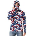 thumbnail image 1 of successthop Sun Protection Clothing American Flag Unisex with Face Cover Hooded Long Sleeve American Themed Jacket for Outdoor Driving Traveling Hiking Fishing 4XL, 1 of 8