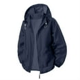 thumbnail image 1 of successthop Sun Protection Shirt Men Hooded Long Sleeve Solid Jacket for Outdoor Driving Traveling Hiking Fishing Blue 3XL, 1 of 5