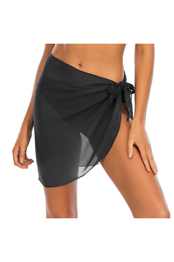 Swim Cover Up Skirt Women Chiffon Sun Protect Swimwear Beach Wraps Swimsuit Summer Holiday Bathing Suit
