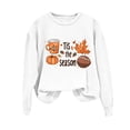 thumbnail image 1 of successthop Thanksgiving Sweatshirt for Women Pumpkin FLeece Oversized Crewneck Long Sleeve Sweater Pullover Clothes XL, 1 of 3