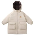 thumbnail image 1 of successthop Toddler Winter Clothes Girls Boys Heavyweight Coat Hooded Waterproof Two Sides Fall Outwear Sizes 2-14, 1 of 3
