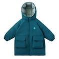 thumbnail image 1 of successthop Toddler Winter Clothes Girls Boys Heavyweight Coat Hooded Waterproof Two Sides Fall Outwear Sizes 2-14, 1 of 9