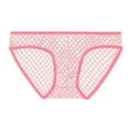 thumbnail image 1 of successthop Underwear Briefs Men Oversized Cool Mesh Sustainable Lightweight Breathable Solid Underpant Pink XL, 1 of 2