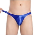 thumbnail image 1 of successthop Underwear Briefs Men Plus Size Trendy Lightweight Soft Stretch Solid Confidence Underpant Blue M, 1 of 4