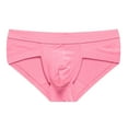 thumbnail image 1 of successthop Underwear Low Rise Men Butt Lifting Comfortable Underpant Lightweight Breathable Solid Briefs Pink L, 1 of 4