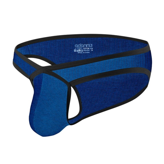 successthop Underwear Low Rise Men Plus Size Comfortable Sport Lightweight Breathable Colorful Briefs Blue XL