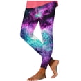 thumbnail image 1 of successthop Warm Leggings for Women Winter Star Space Comfortable Shapewear Soft Sleepwear Lightweight Pants Blue XL, 1 of 6
