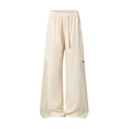 thumbnail image 1 of successthop Wide Leg Sweatpants Men Pants Drawstring Oversized Bottoms Big and Tall Rayon Breathable Workout Clothes 2XL, 1 of 9
