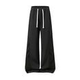 thumbnail image 1 of successthop Wide Leg Sweatpants Men Pants Drawstring Oversized Bottoms Big and Tall Rayon Breathable Workout Clothes XL, 1 of 9