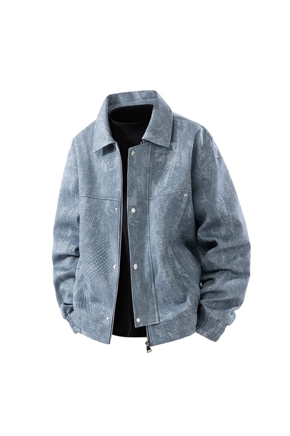 Winter Coats Workwear Long Sleeve Lapel Jacket Zipper Solid Fall Comfortable Outwear