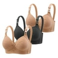 thumbnail image 1 of successthop Wireless Push Up Bras for Women 3 Pack Plus Size Comfortable Adjustable Straps Full Coverage Bralette, 1 of 2