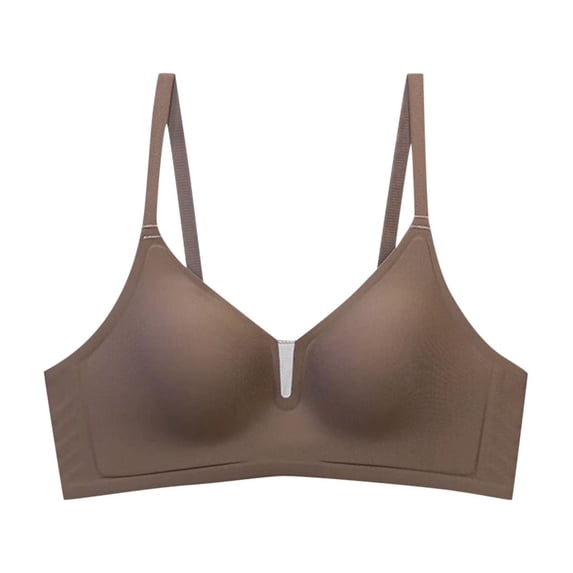 successthop Womens Bras Wireless Breathable Plus Size Soft Solid Breathable Full Coverage Comfortable Sport Bralette
