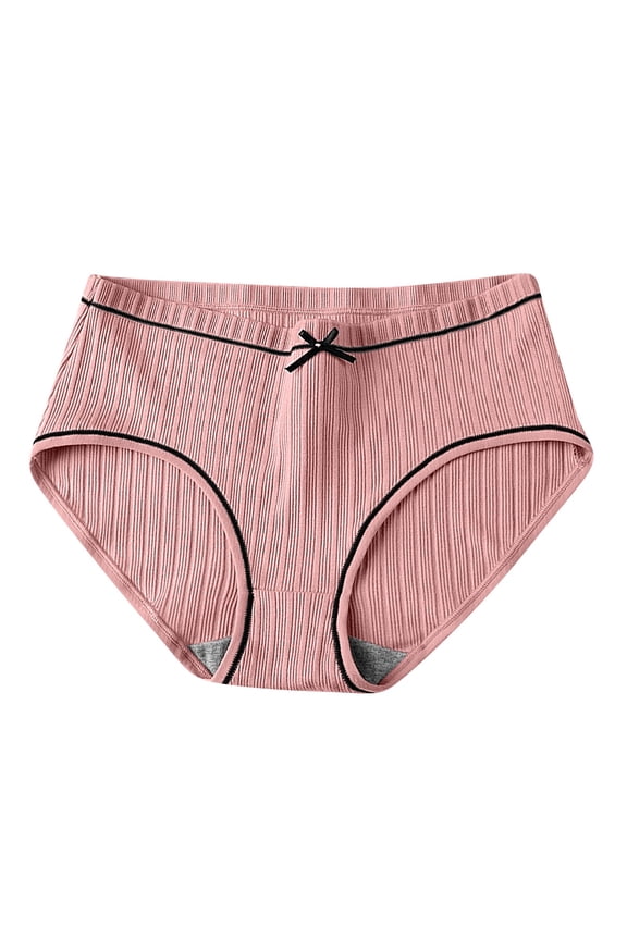 Womens Panties Coverage Brief Comfortable Breathable Stretch Solid Stylish Underwear