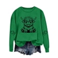 thumbnail image 1 of successthop Womens Sweatshirts Vintage Cow Crewneck Long Sleeve Sweatshirts Casual Pullover Hoodie Graphic Print Blouse, 1 of 6