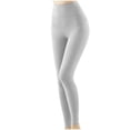 thumbnail image 1 of successthop Womens Warm Leggings Trendy Loose Soft Cropped Pant Comfortable Solid Lightweight Winter Bottom Gray XL, 1 of 5
