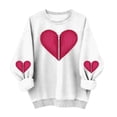 thumbnail image 1 of successthop Zip Up Sweatshirts for Women Heart Casual Crewneck No Hood Tops Long Sleeve Outfits Festival Clothes 2XL, 1 of 6