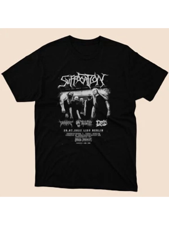 suffocation 80s lido Berlin Music T-shirt Black Size S to 5XL | eBay