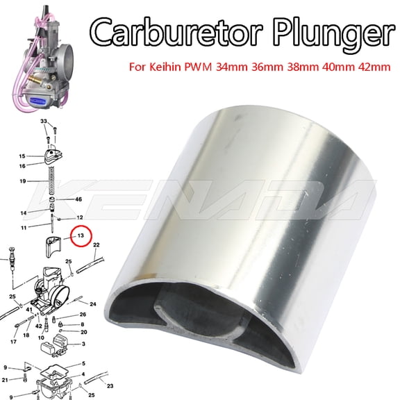 suitable for Carburetor Carb Plunger Piston Slide throttle valve Vintage For Keihin PWM 34mm 36mm 38mm 40mm 42mm