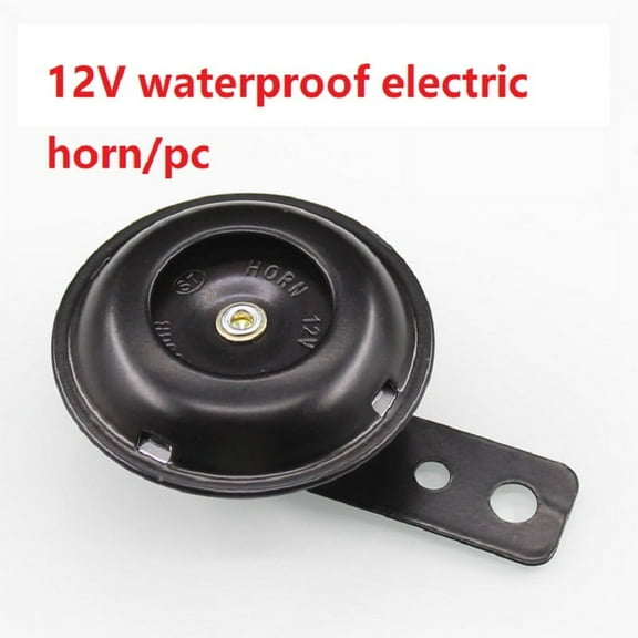 Suitable for General Motorcycle Electric Horn Kit Waterproof Round Speaker Loud Electric Horn Suitable for Bicycle Scooter 12V 48V 60V 105dB