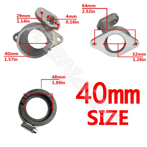 suitable for KENADA RACING Throttle Body Manifold Intake Pipe For Yamaha Y15 Y15z Y15zr Lc150 Exciter150