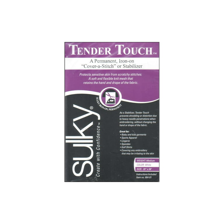 Sulky Tender Touch Pkg 1yd 20x36 White