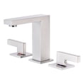 thumbnail image 1 of sumerain 8 Inch Widespread Brushed Nickel Bathroom Faucet 2 Handles Lavatory Faucet with Quick Install Hose, 1 of 9