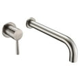 thumbnail image 1 of sumerain Bathtub Faucet Brushed Nickel Wall Mount Tub Faucet Single Left-Handed Handle, 1 of 7