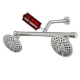 thumbnail image 1 of sumerain Dual Showerhead and Shower Arm Kit for Couples, 6 Spray Settings, Easy for Remodel&Retrofit, Brushed Nickel Finish, 1 of 11