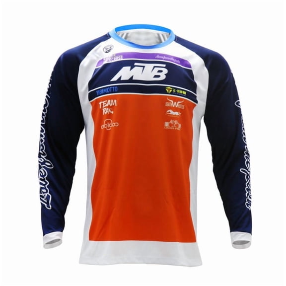 summer men's motocross jersey Long sleeve cycling mtb offroad bike jersey downhill shirt