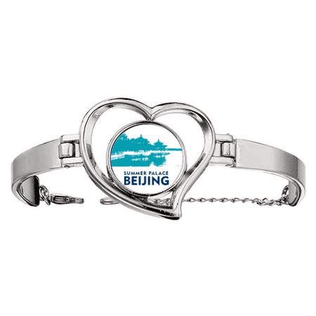 summer plurban tourism beijing china bracelet heart jewelry wire bangle