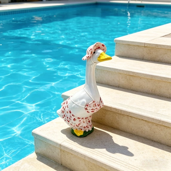 summer porch goose outfit, Bikini Outfit Set Porch Gooses Decorative Costumes, Swimwear for Goose Statue