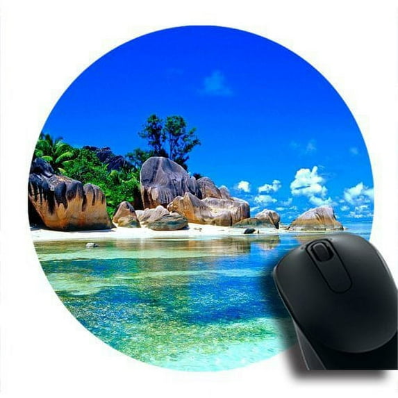 summer scenes Round Mouse pads Gaming Mouse Pad 7.87x7.87 inches