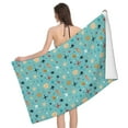 thumbnail image 1 of summer shells corals starfish Bath Towel, Highly Absorbent towels for bathroom Quick Drying Microfiber Bath Towels for Body, Soft Shower Towels for Sport, Yoga, SPA, Gym 27x55in, 1 of 5