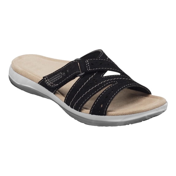AXXD Black Sandals Women Open Toe Slip-On Suitable For Home, Shopping, Leisure, Beach, Vacation, Etc 6.5