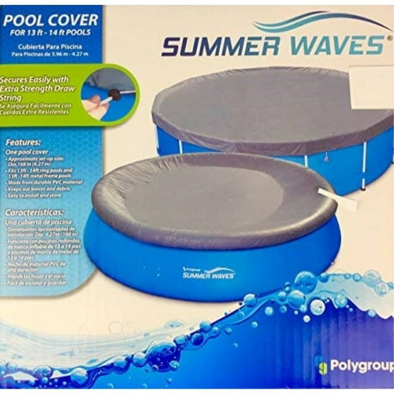 summer waves pool cover 13-14 ft pools