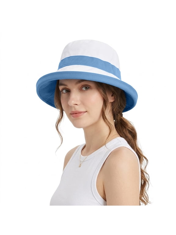 women's sun hat upf 50+ bucket cap packable outdoor travel hat