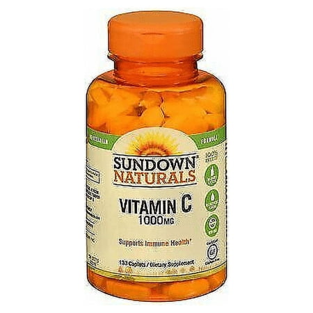 sundown Naturals High Potency Vitamin C 1000 mg Support Immune Function 133 cap.