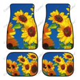 sunflower plant flower Car Floor Mats Universal Interior Design