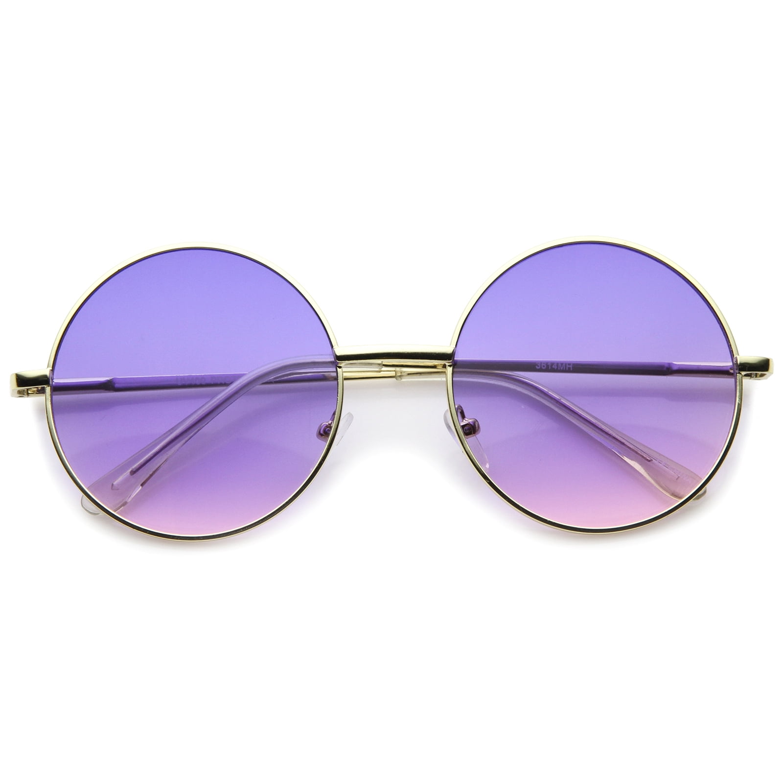 sunglassLA Unisex Bohemian Full Metal Frame Gradient Flat  display picture 1