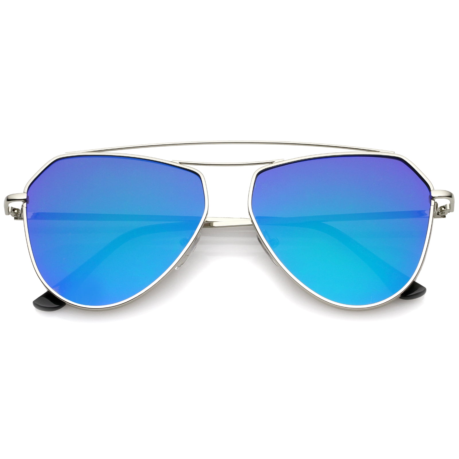 小物 eyebrella Gradient sunglasses Kaelor - Square Oversized Flat Top Gradient Half Frame