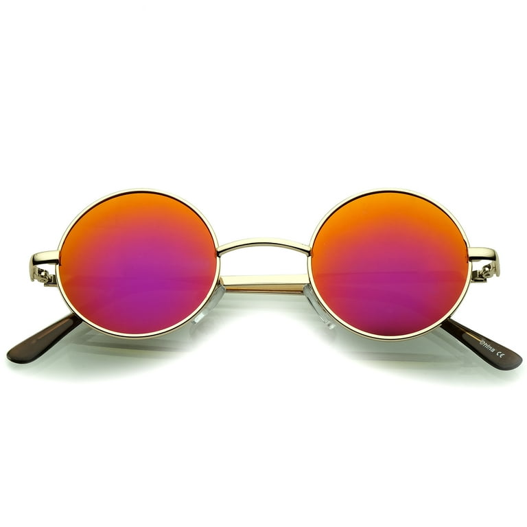 Small round metal sunglasses top